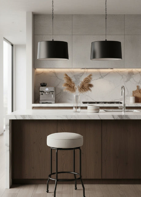 Padded Seat Swivel Counter Stool | Novi Living Kelsey | Oroa.com