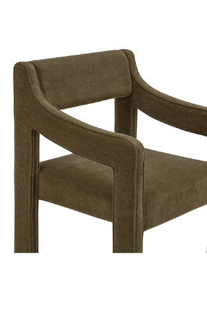 Upholstered Sloped-Arm Dining Chair | Novi Living Elise | Oroa.com