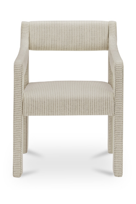 Upholstered Sloped-Arm Dining Chair | Novi Living Elise | Oroa.com