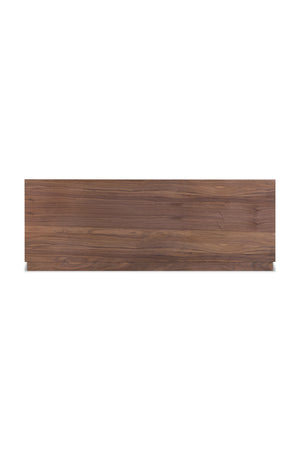 Walnut Veneer Bed | Novi Living Round Off | Oroa.com