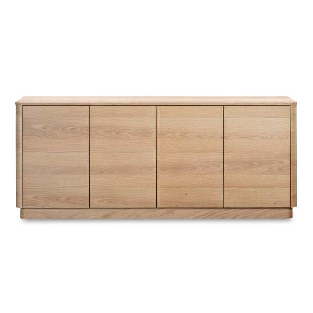 4-Door Wooden Sideboard | Novi Living Round Off | Oroa.com
