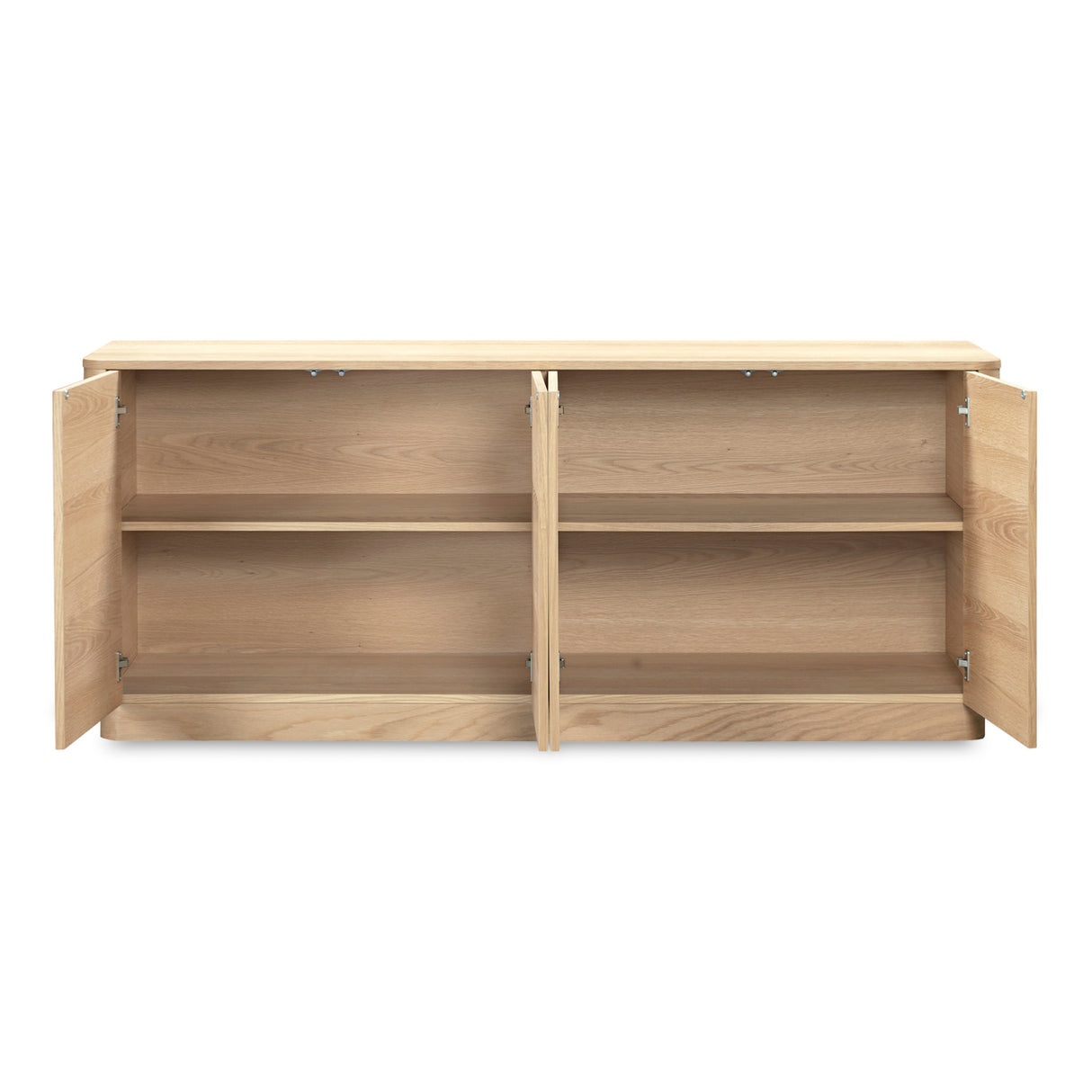 4-Door Wooden Sideboard | Novi Living Round Off | Oroa.com