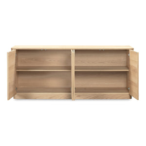 4-Door Wooden Sideboard | Novi Living Round Off | Oroa.com