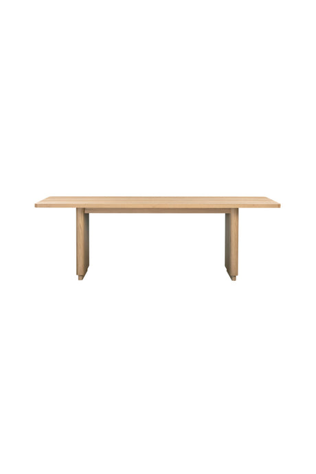 Rectangular Oak Dining Table | Novi Living Round Off | Oroa.com