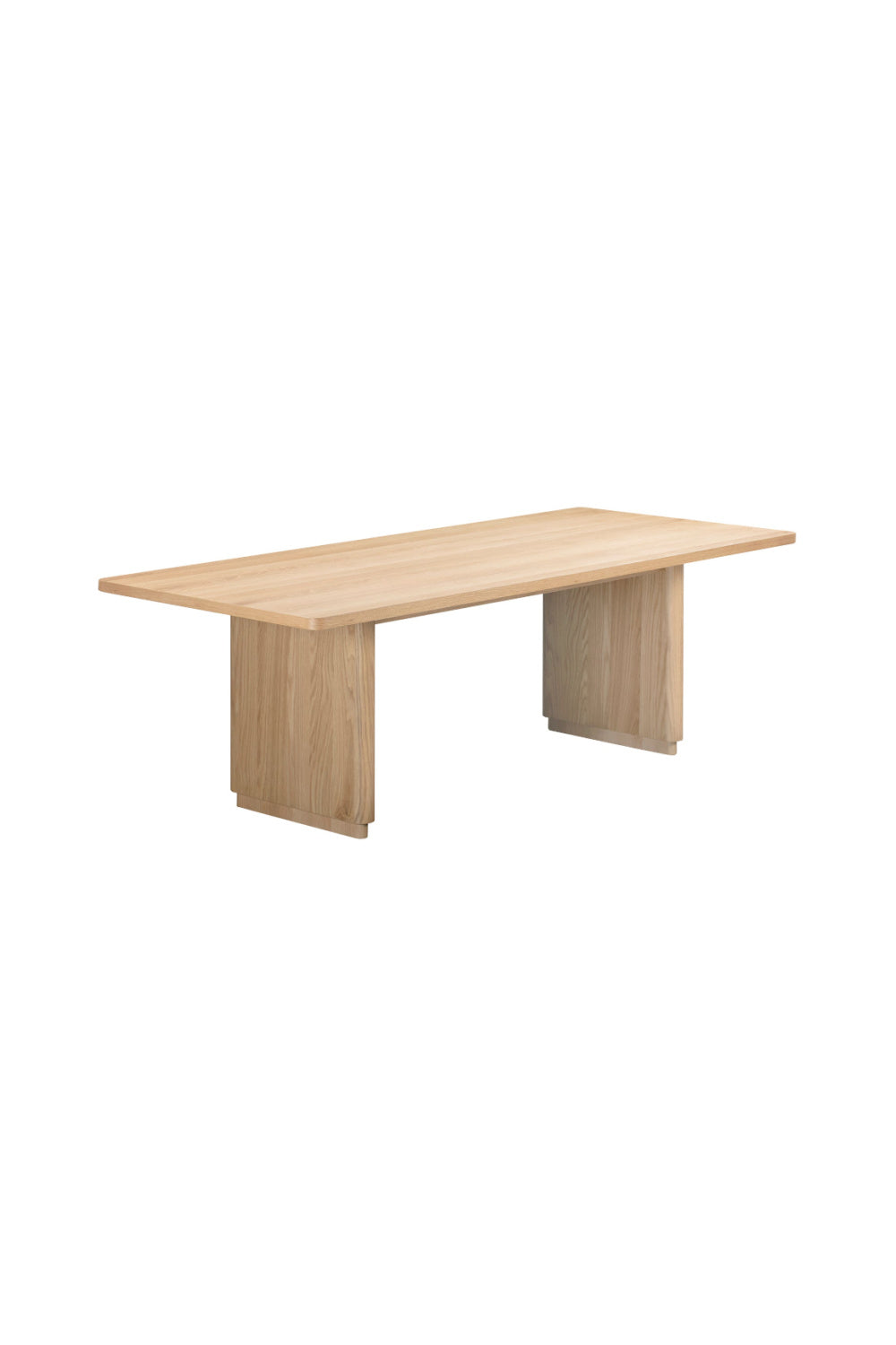 Rectangular Oak Dining Table | Novi Living Round Off | Oroa.com