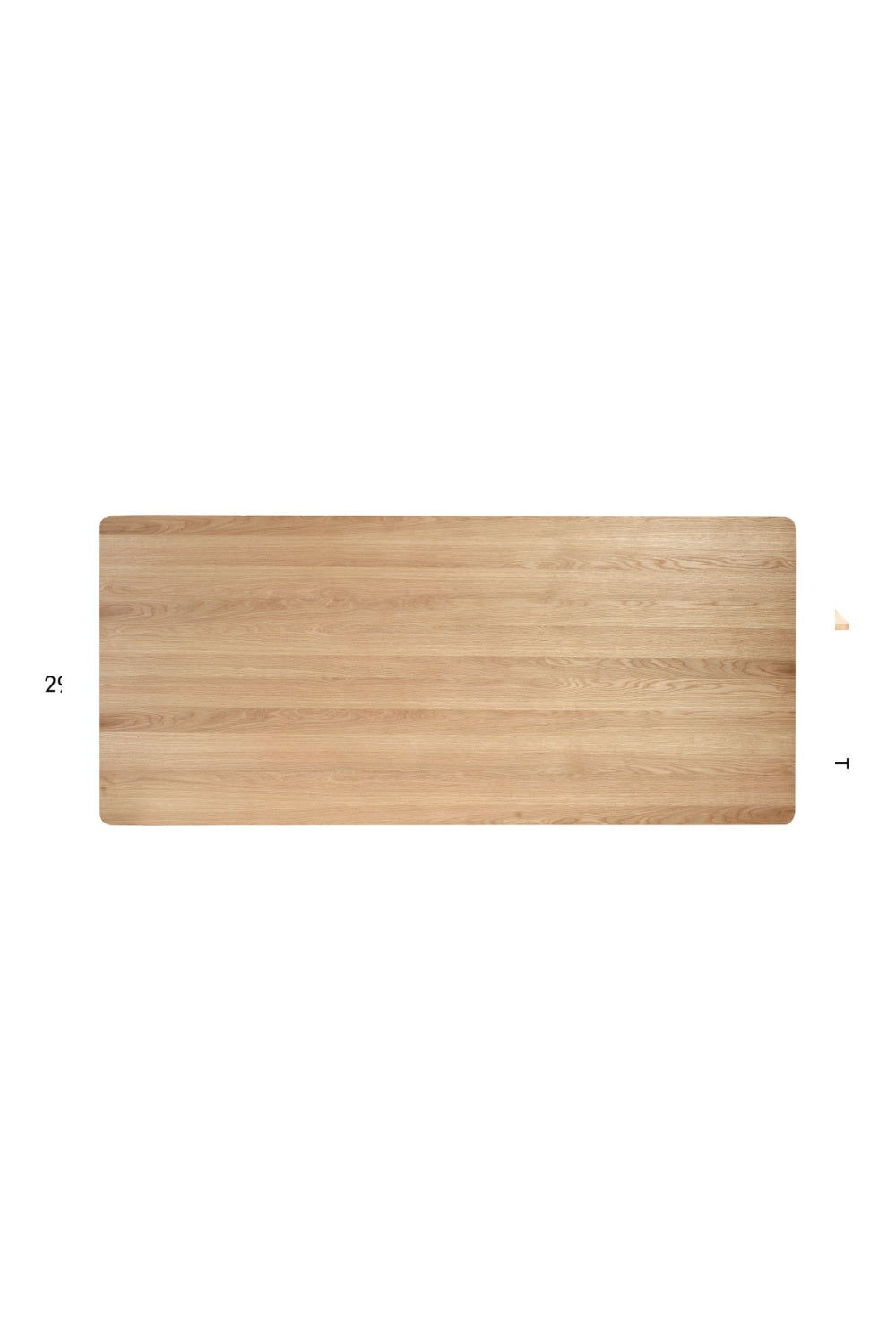 Rectangular Oak Dining Table | Novi Living Round Off | Oroa.com