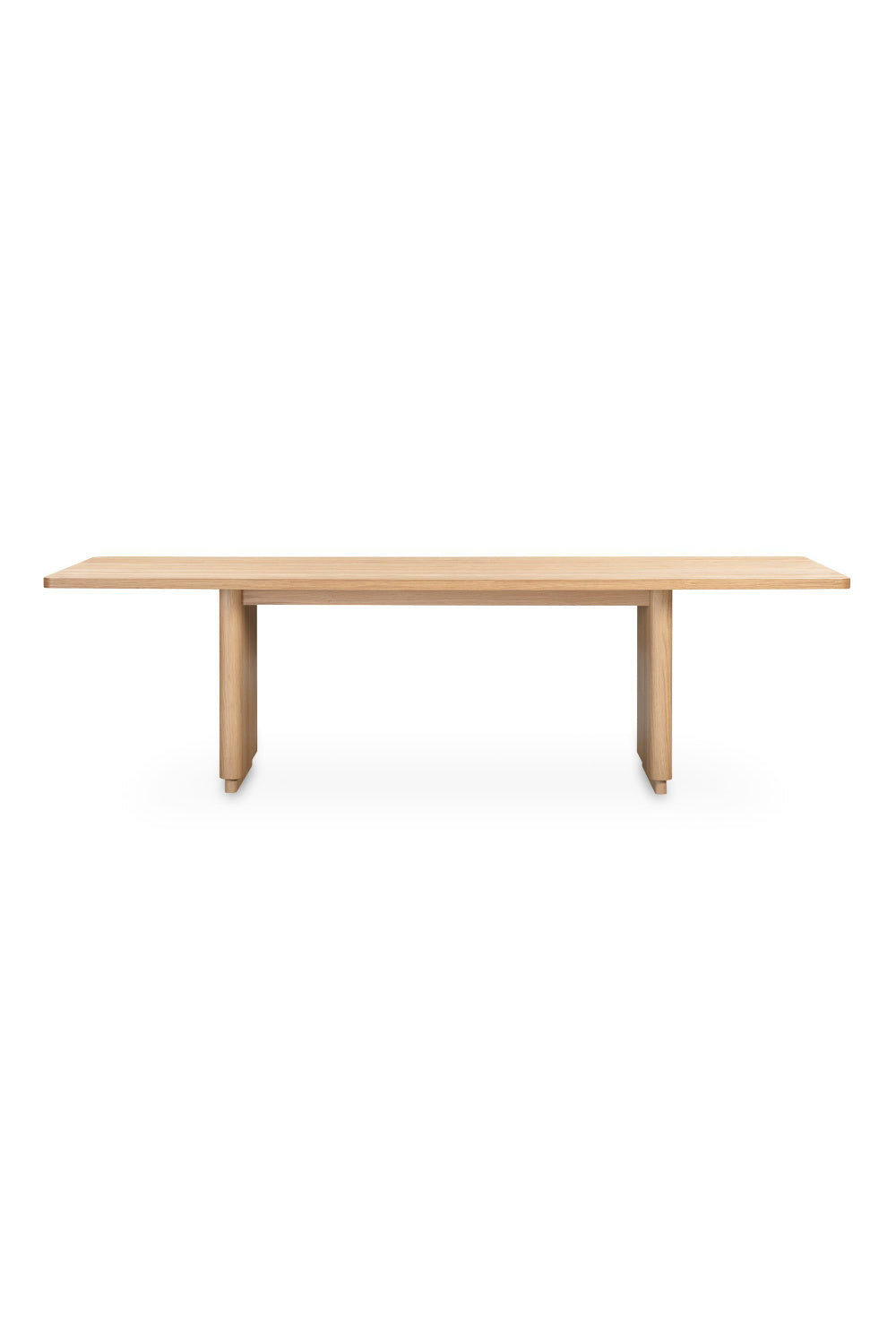 Rectangular Oak Dining Table | Novi Living Round Off | Oroa.com