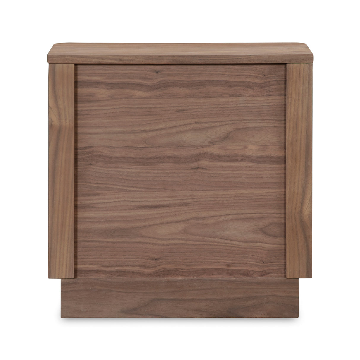 2-Drawer Wooden Tall Nightstand | Novi Living Round Off | Oroa.com