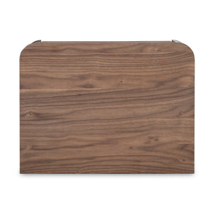 2-Drawer Wooden Tall Nightstand | Novi Living Round Off | Oroa.com