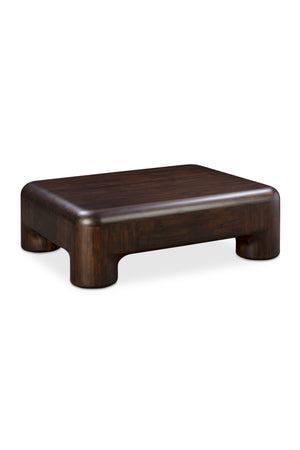 Modern European furniture - Brown Acacia Coffee Table - www.oroa.com