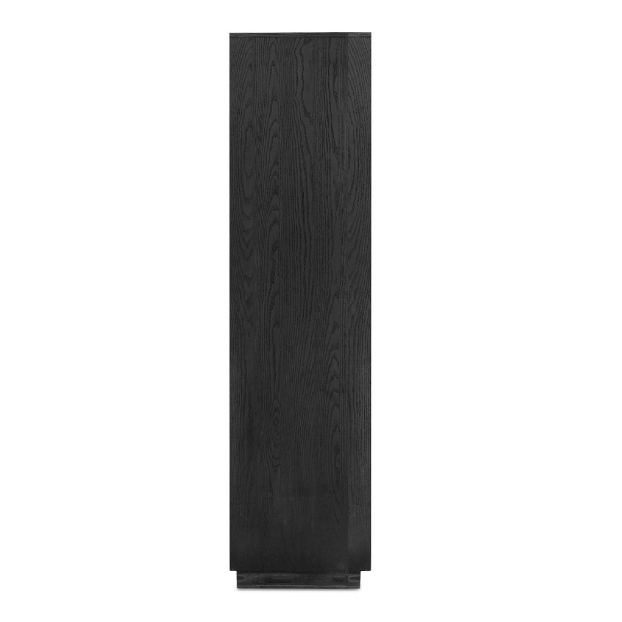 Modern European furniture - Black Solid Ash Tall Cabinet - www.oroa.com