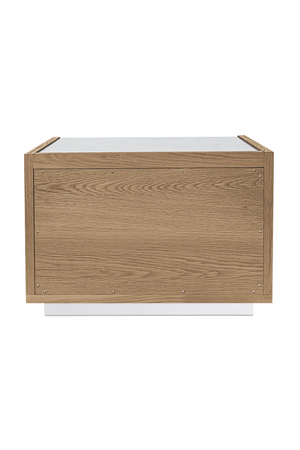   Modern European furniture - 2-Drawer Solid Oak Nightstand - www.oroa.com | Oroa.com