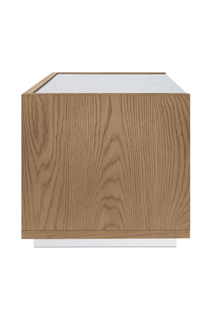   Modern European furniture - 2-Drawer Solid Oak Nightstand - www.oroa.com | Oroa.com