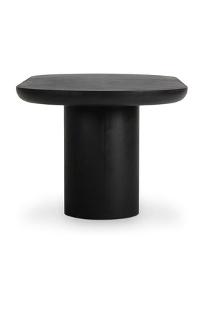   Modern European furniture - Black Indoor/Outdoor Oval Dining Table - www.oroa.com | Oroa.com
