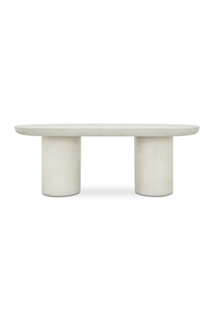   Modern European furniture - Cream Concrete Dining Table - www.oroa.com | Oroa.com