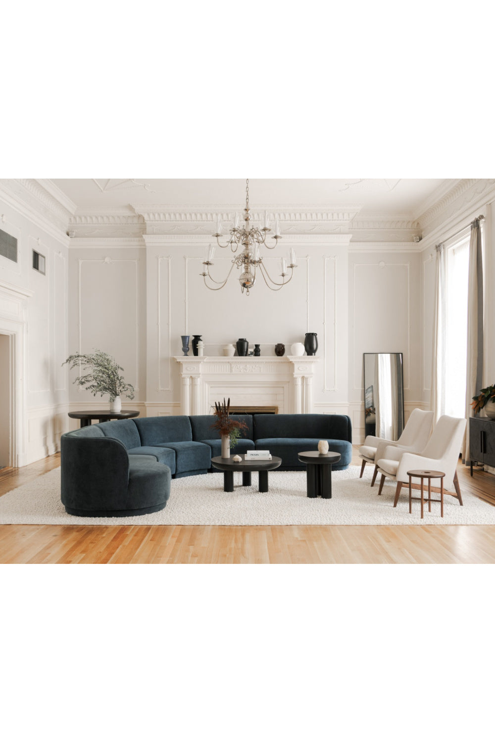 Modern European furniture - Indoor/Outdoor Concrete Coffee Table - www.oroa.com