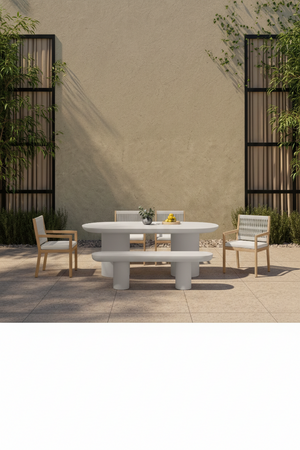   Modern European furniture - Indoor/Outdoor Concrete Bench - www.oroa.com | Oroa.com