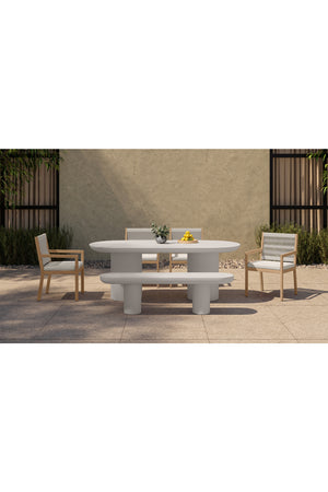   Modern European furniture - Indoor/Outdoor Concrete Bench - www.oroa.com | Oroa.com