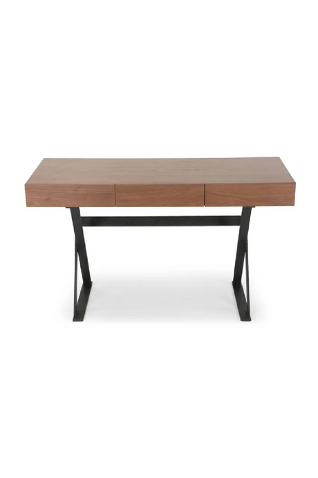 Grained Wood 3-Drawer Desk | NV Gallery Tuxedo | Oroa.com