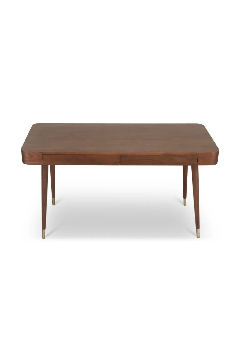 Walnut Wood 2-Drawer Desk | NV Gallery Vinyle | Oroa.com