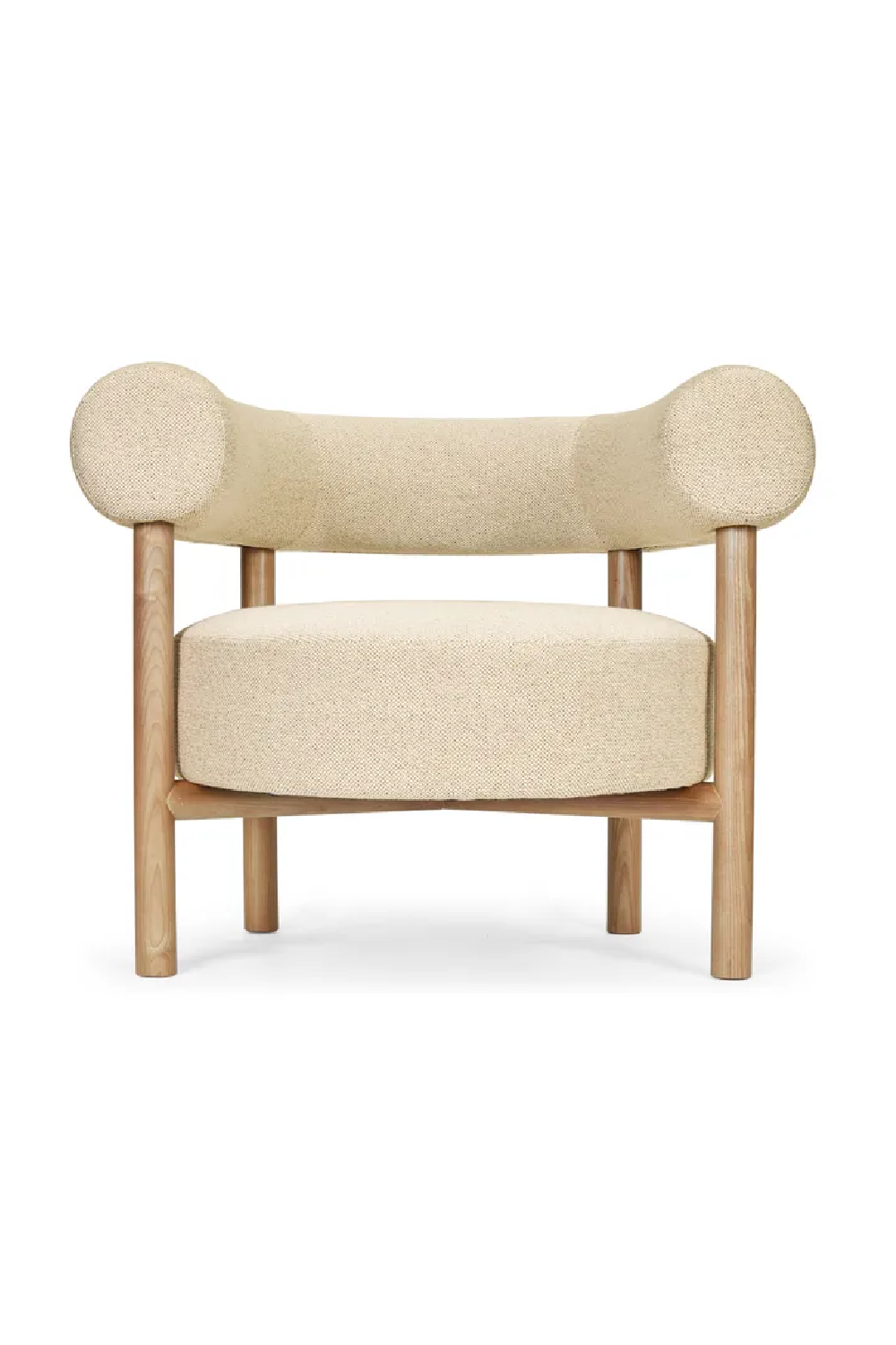 Curved Wood Frame Armchair | NV Gallery Carol | Oroa.com