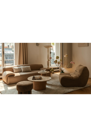 Brown Tweed Lounge Chair | NV Gallery Chill | Oroatrade.com