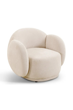 Rounded Legless Accent Armchair | NV Gallery Cocoon | Oroa.com