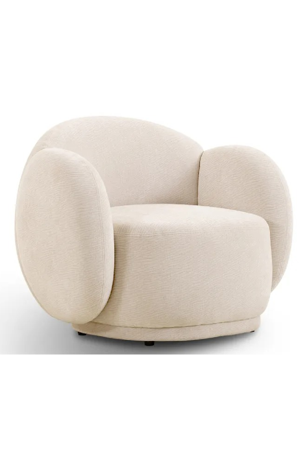 Rounded Legless Accent Armchair | NV Gallery Cocoon | Oroa.com