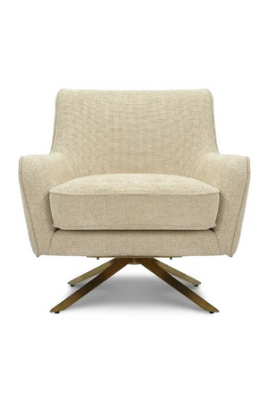 Padded Swivel Armchair S | NV Gallery Golden Gun | Oroa.com