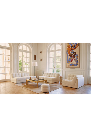 White Tufted Modular Sofa | NV Gallery Paul | Oroa.com