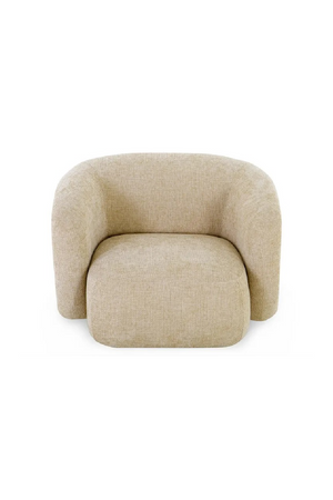 Curved Plush Lounge Chair | NV Gallery Volta | Oroa.com