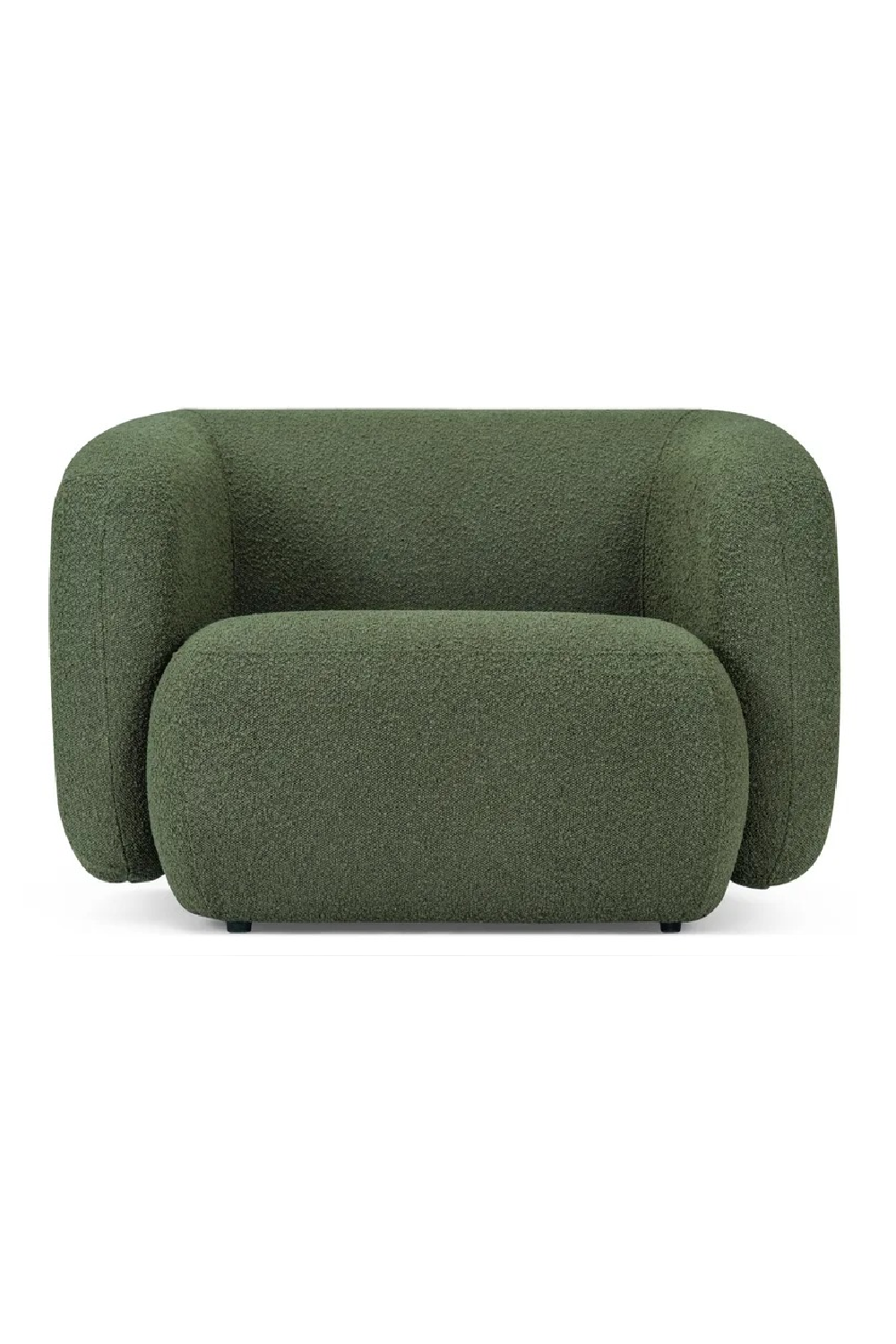 Curved Plush Lounge Chair | NV Gallery Volta | Oroa.com