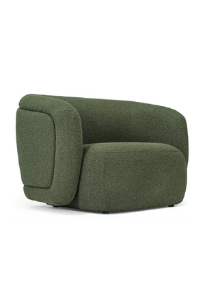 Curved Plush Lounge Chair | NV Gallery Volta | Oroa.com