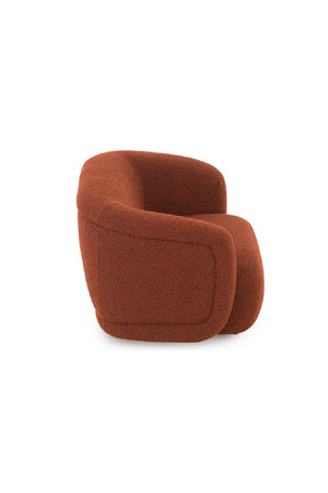 Curved Plush Lounge Chair | NV Gallery Volta | Oroa.com