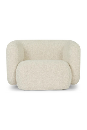 Curved Plush Lounge Chair | NV Gallery Volta | Oroa.com