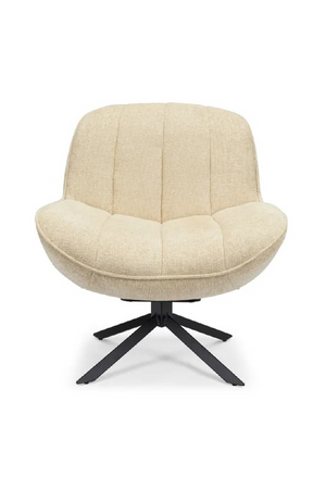 Channeled Tweed Swivel Chair | NV Gallery Willow | Oroa.com