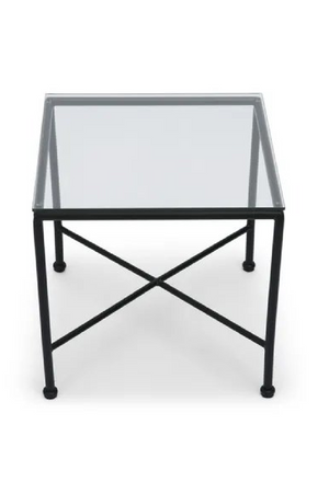 Square Glass Outdoor Side Table | NV Gallery Bel Air | Oroa.com