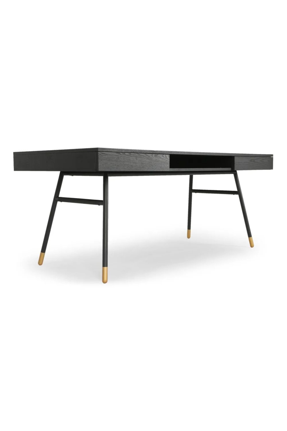 2-Drawer Walnut Desk | NV Gallery Solomon | Oroa.com