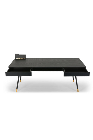 2-Drawer Walnut Desk | NV Gallery Solomon | Oroa.com