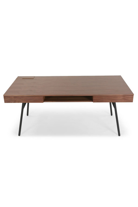 2-Drawer Walnut Desk | NV Gallery Solomon | Oroa.com