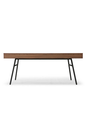 2-Drawer Walnut Desk | NV Gallery Solomon | Oroa.com