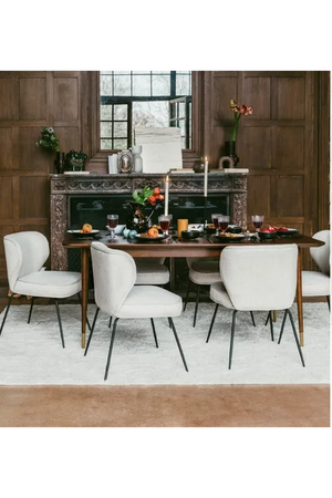 Rectangular Walnut Dining Table | NV Gallery Vinyle | Oroa.com