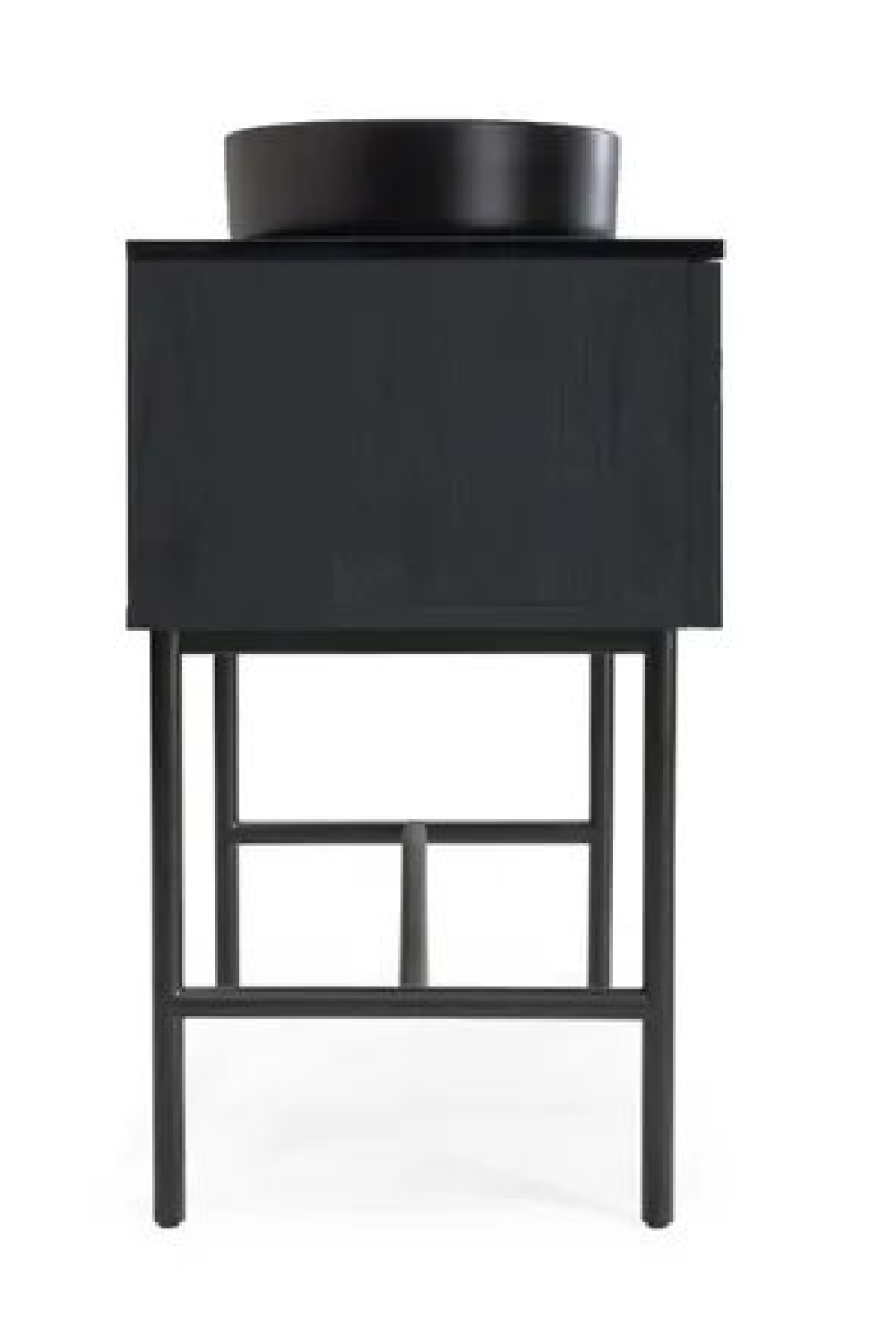 Black Striated Wood Vanity Unit | NV Gallery Division | Oroa.com