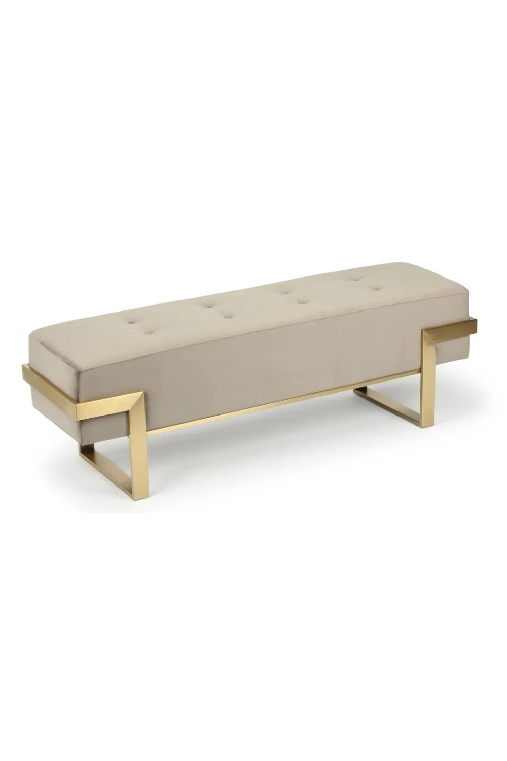 Metal Framed Padded Bench | NV Gallery Vertigo | Oroa.com