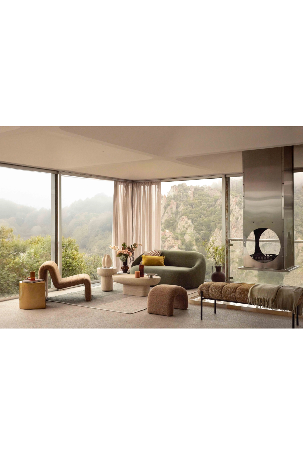 Channel Upholstered Bench | NV Gallery Coba | Oroa.com