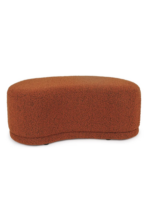 Pebble-Shaped Upholstered Bench | NV Gallery Enzo | Oroa.com