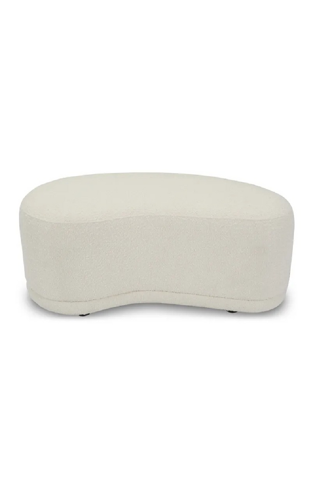 Pebble-Shaped Upholstered Bench | NV Gallery Enzo | Oroa.com