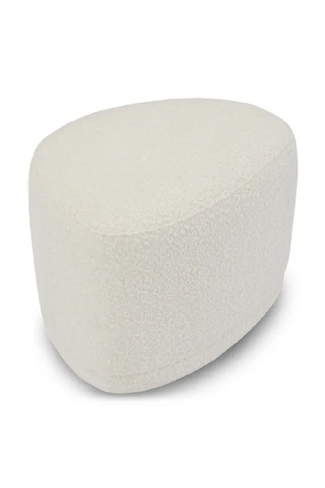Pebble-Shaped Upholstered Pouf | NV Gallery Enzo | Oroa.com