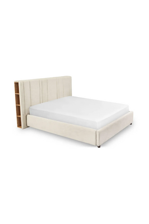 Cream 4-Compartment King Bed | NV Gallery Infinity