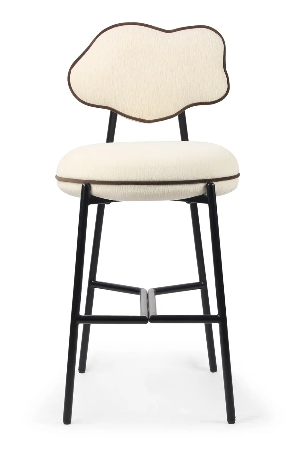Organic-Shaped Back Bar Stool | NV Gallery Arty | Oroa.com